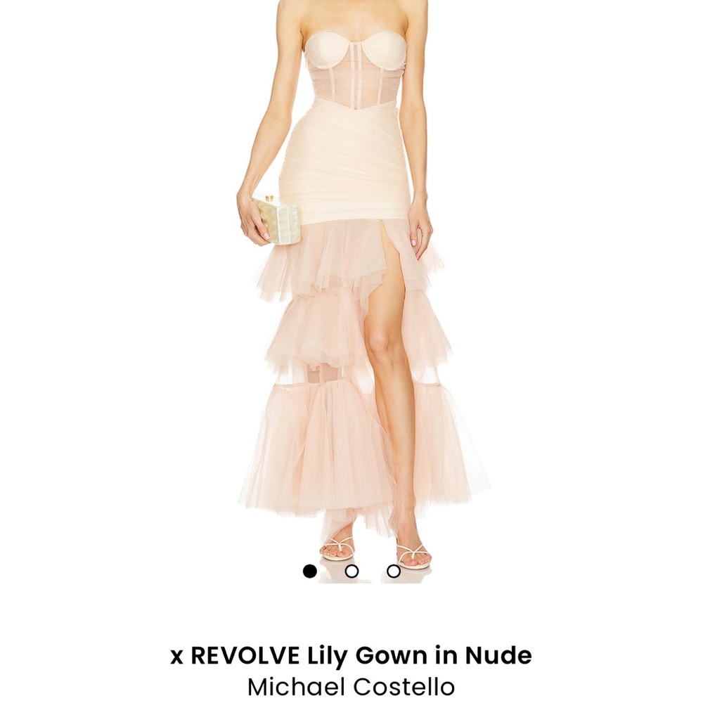 REVOLVE Nude Maxi Dress